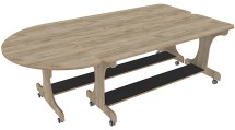 Inzettafel grey craft oak 165 Tangara Groothandel voor de Kinderopvang Kinderdagverblijfinrichting4